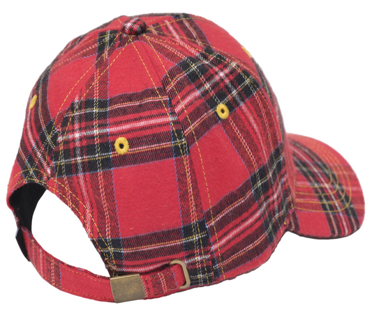 Plaid Cap (Red)