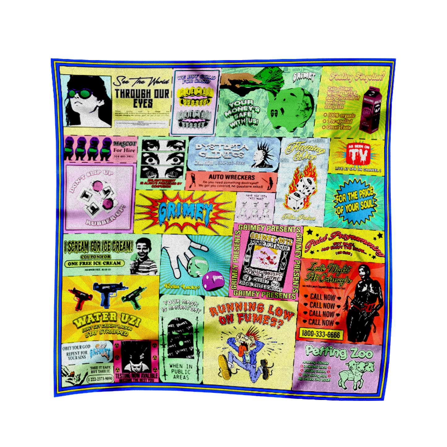 'Get Paid' Silk Scarf