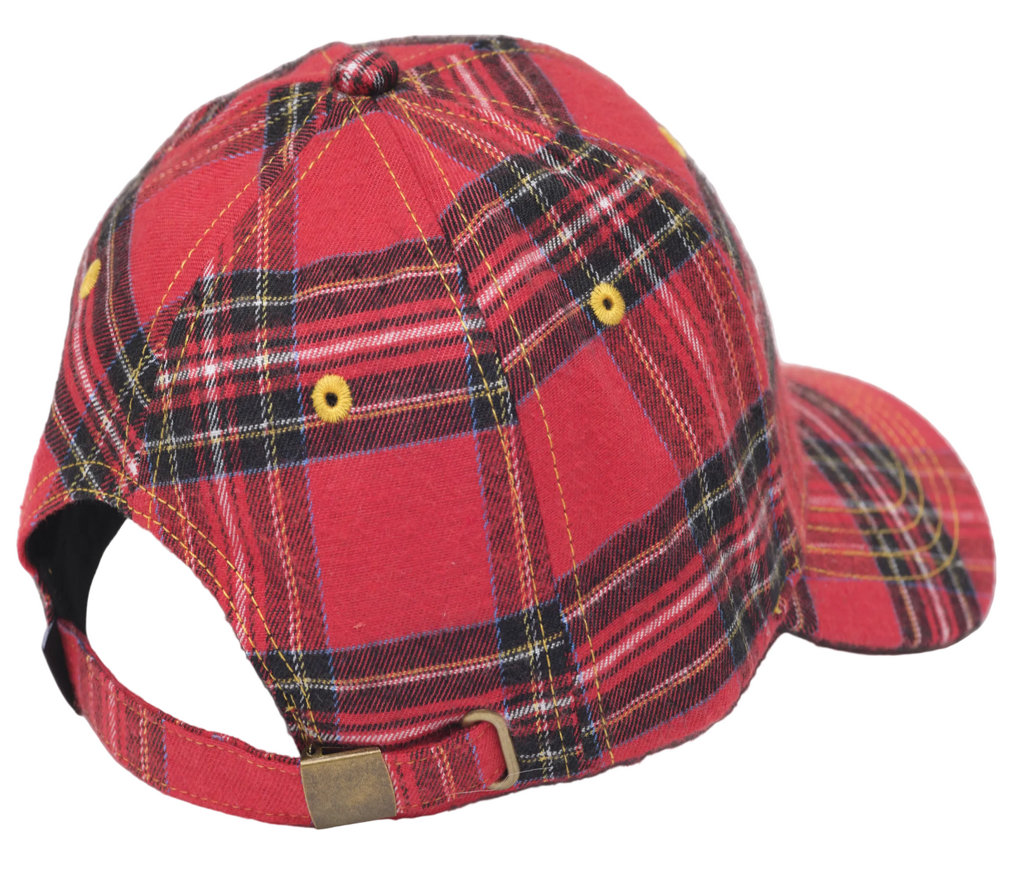 Plaid Cap (Red)