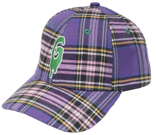 Plaid Cap (Purple)