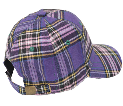 Plaid Cap (Purple)