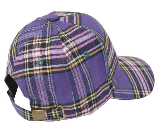 Plaid Cap (Purple)