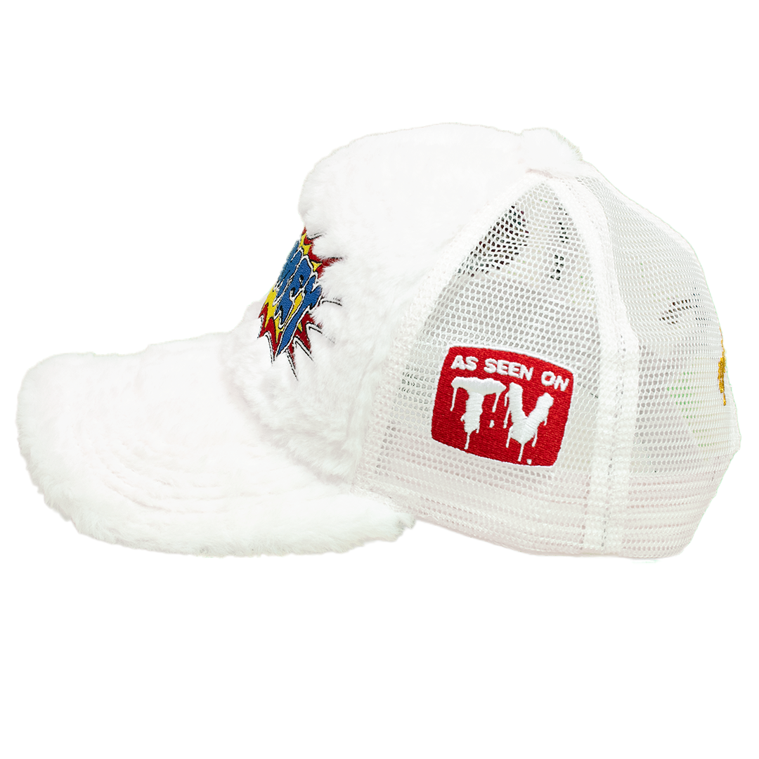 Fuzzy Trucker (White)