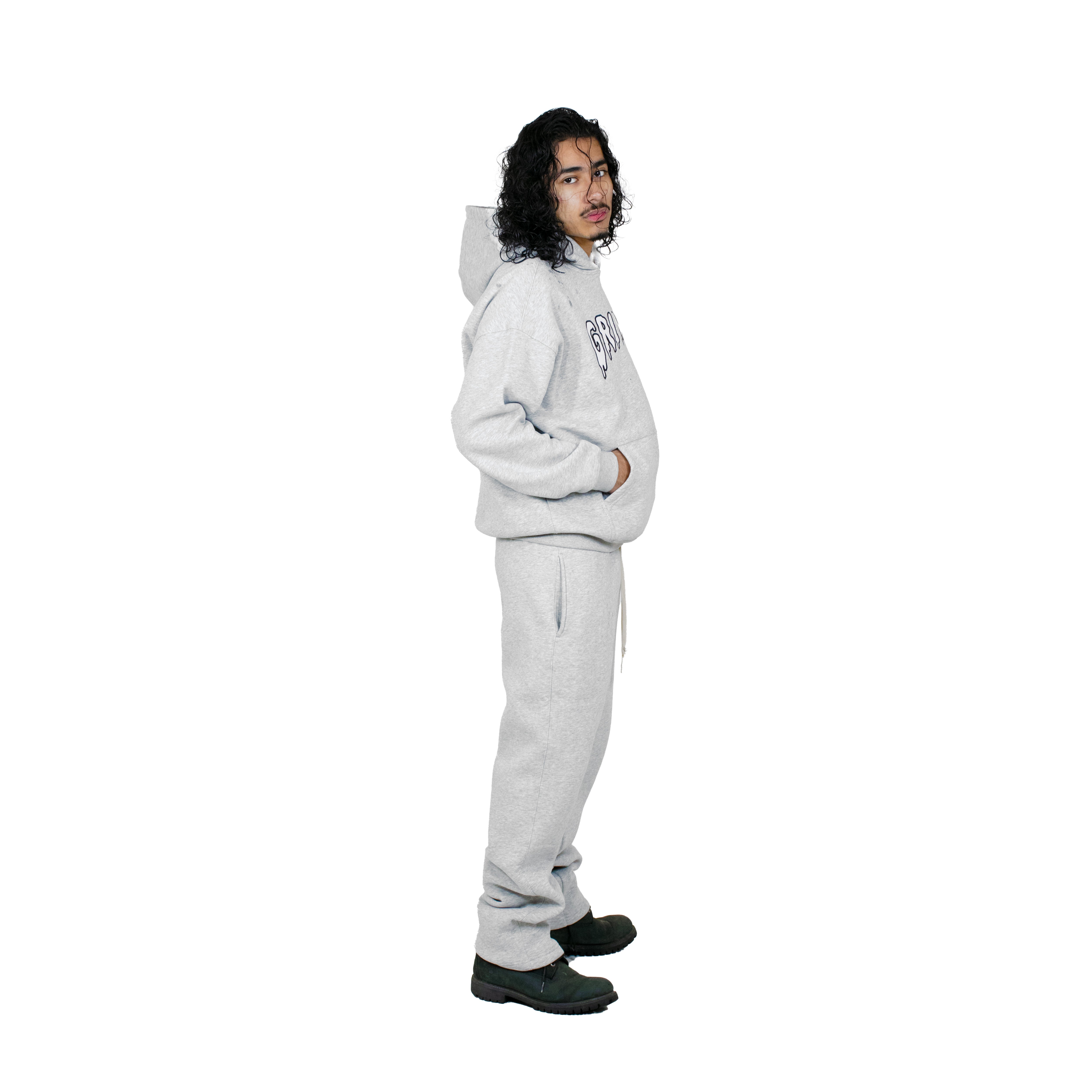Grimey Hoodie (Ash Grey)