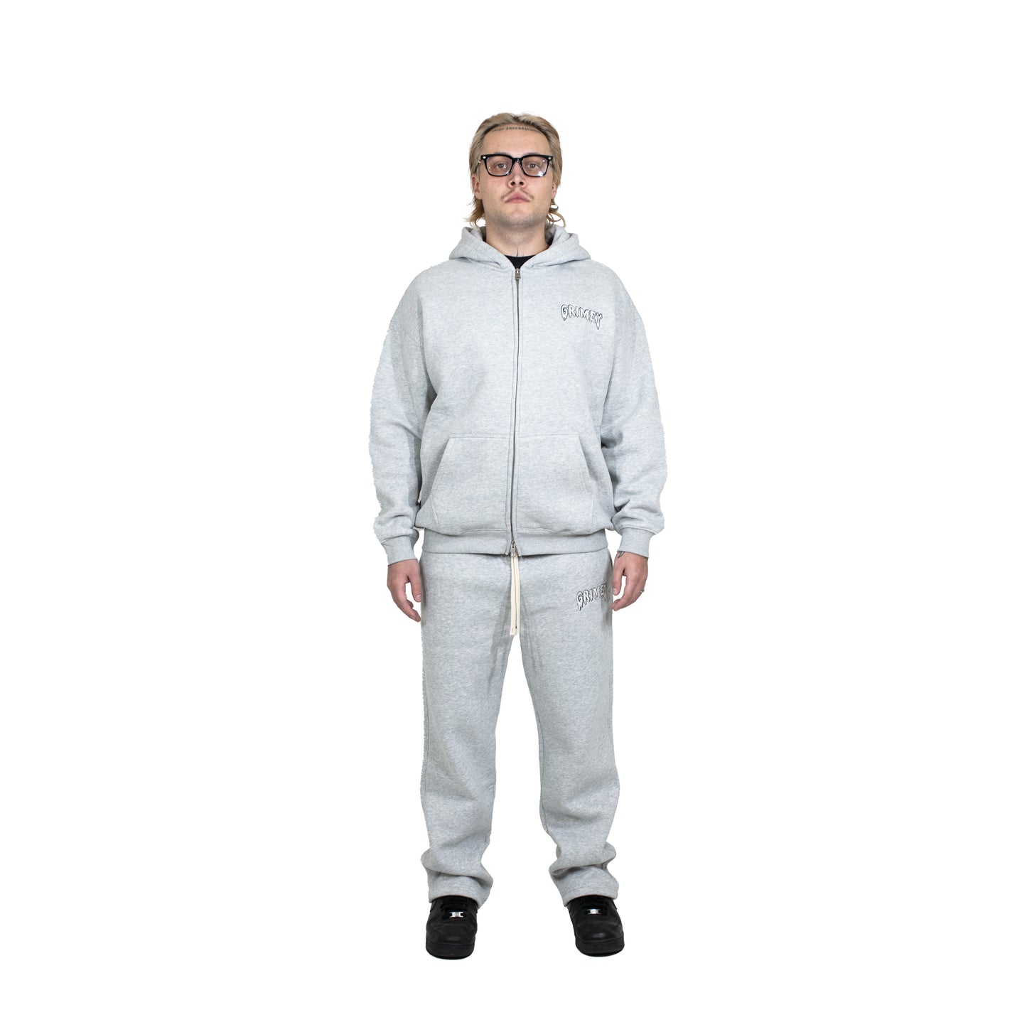 Grimey Zip Up (Ash Grey)