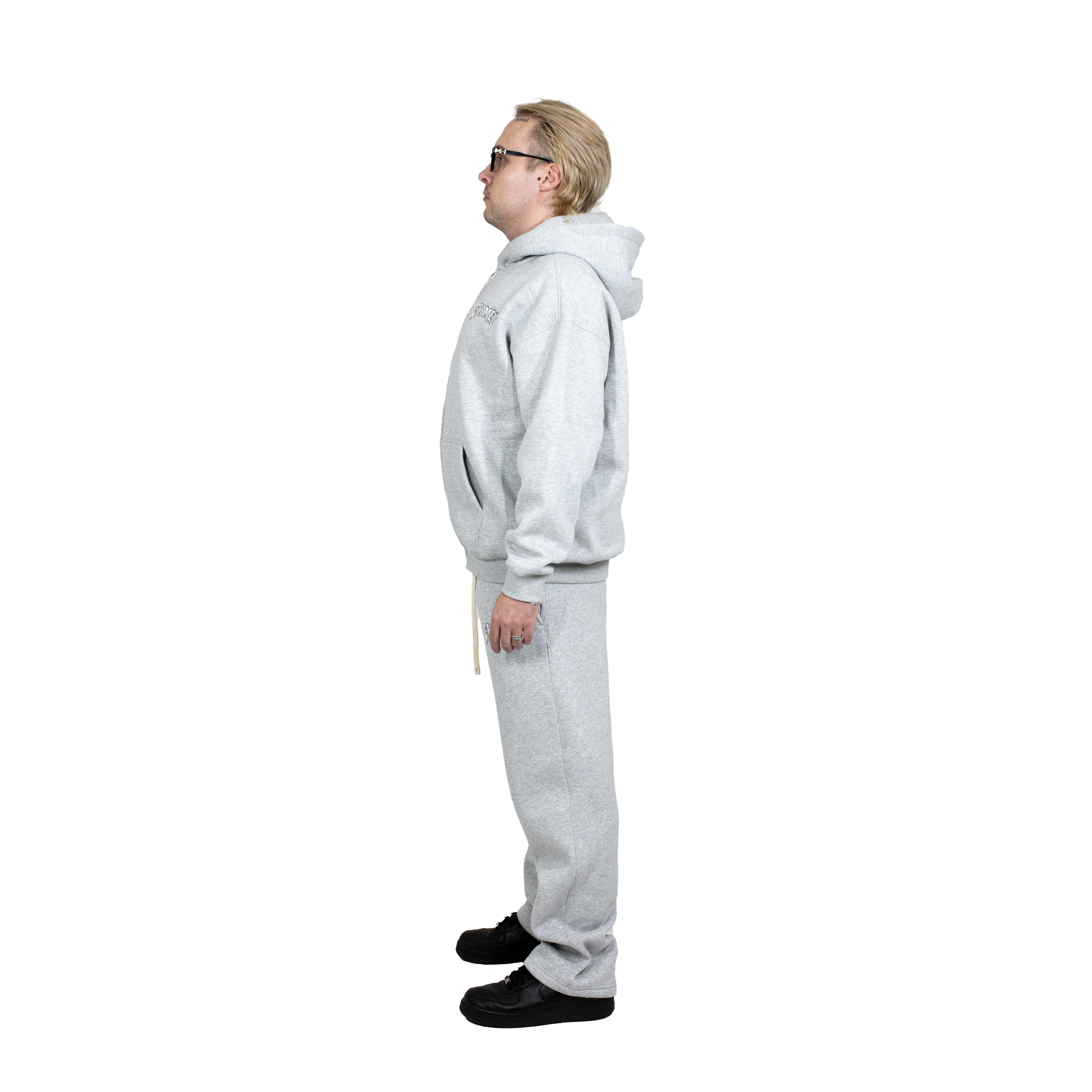 Grimey Zip Up (Ash Grey)