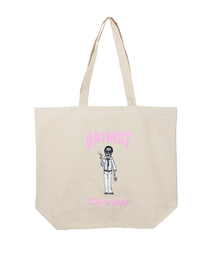 GRIMEY 'STAY AWAY' TOTE BAG