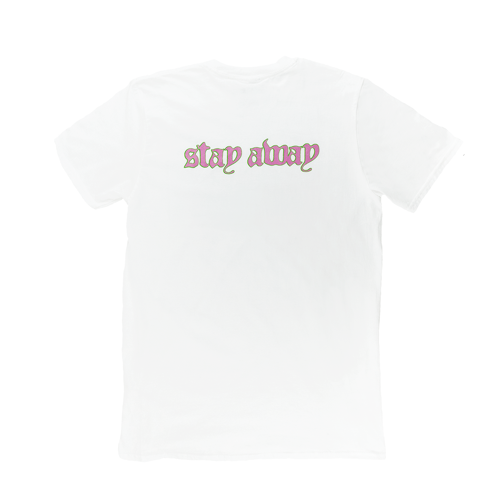 Pink Logo 'Stay Away' T-Shirt
