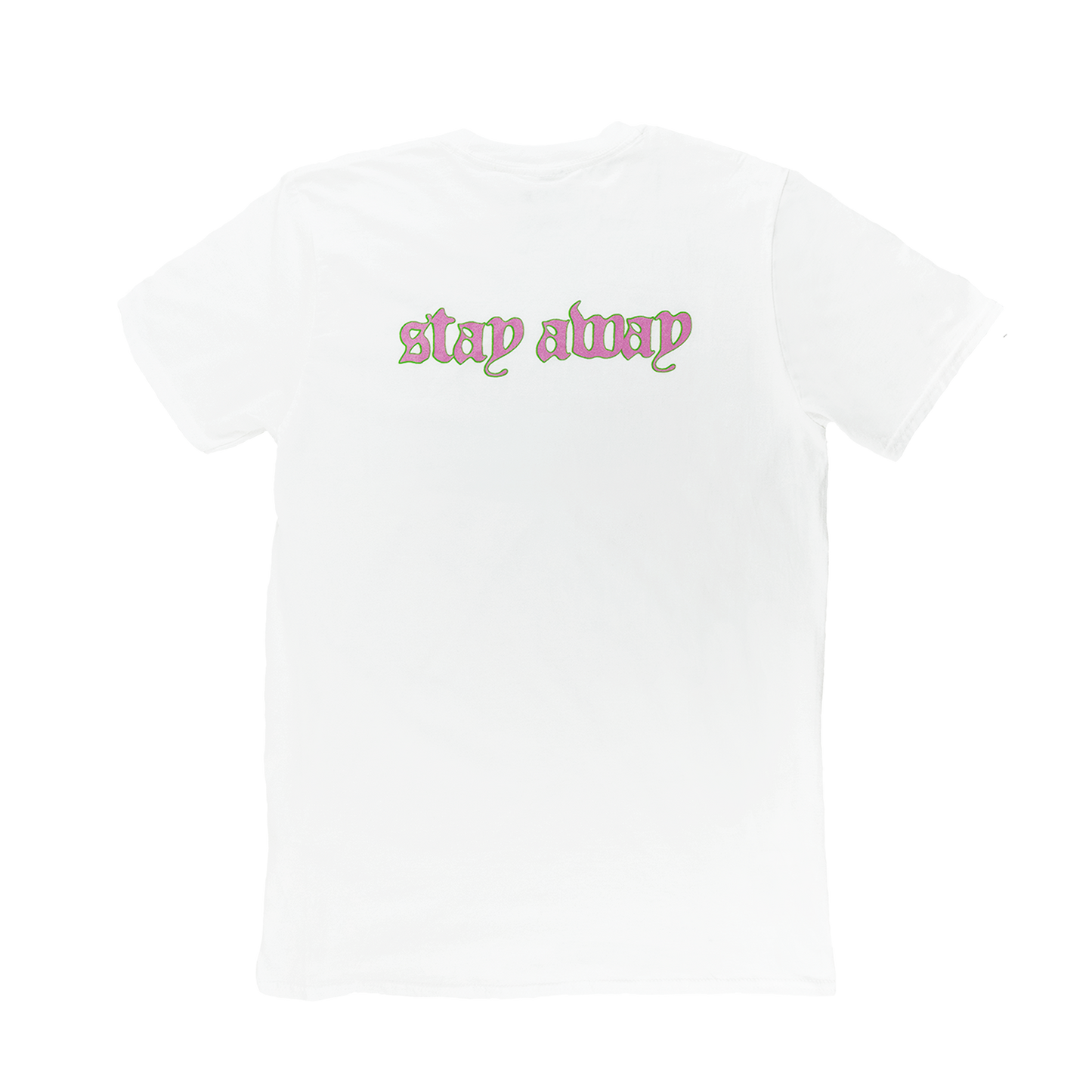 Pink Logo 'Stay Away' T-Shirt